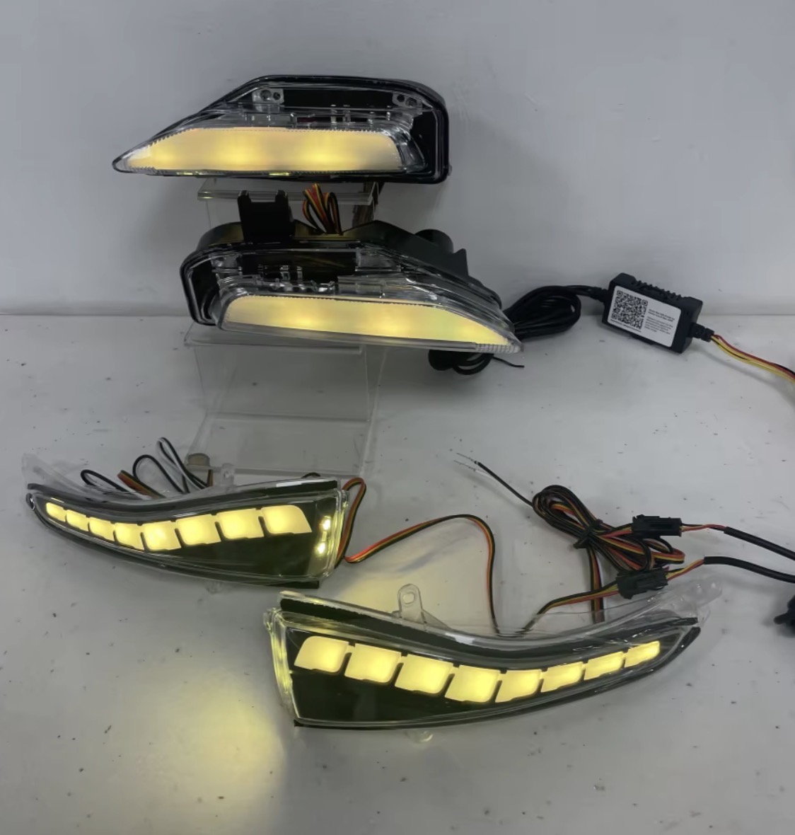 Q50 RGB Lights Bundle — Mirror + Bumper Sequential